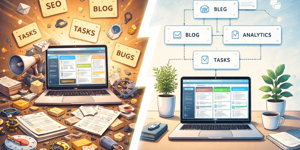 Editorial hero image for the core concept of this post. 6 rules to lock down before running a solo website