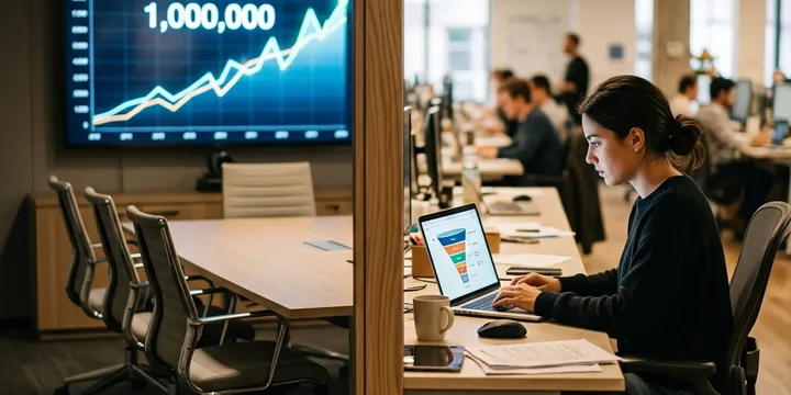 Editorial hero image for the core concept of this post. The only traffic metric solo website operators should care about
