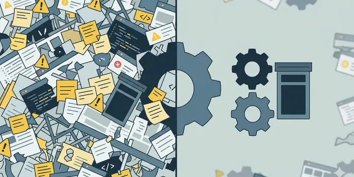 Editorial hero image for the core concept of this post. How to Decide What Not to Fix on a Solo Website Maintenance Day